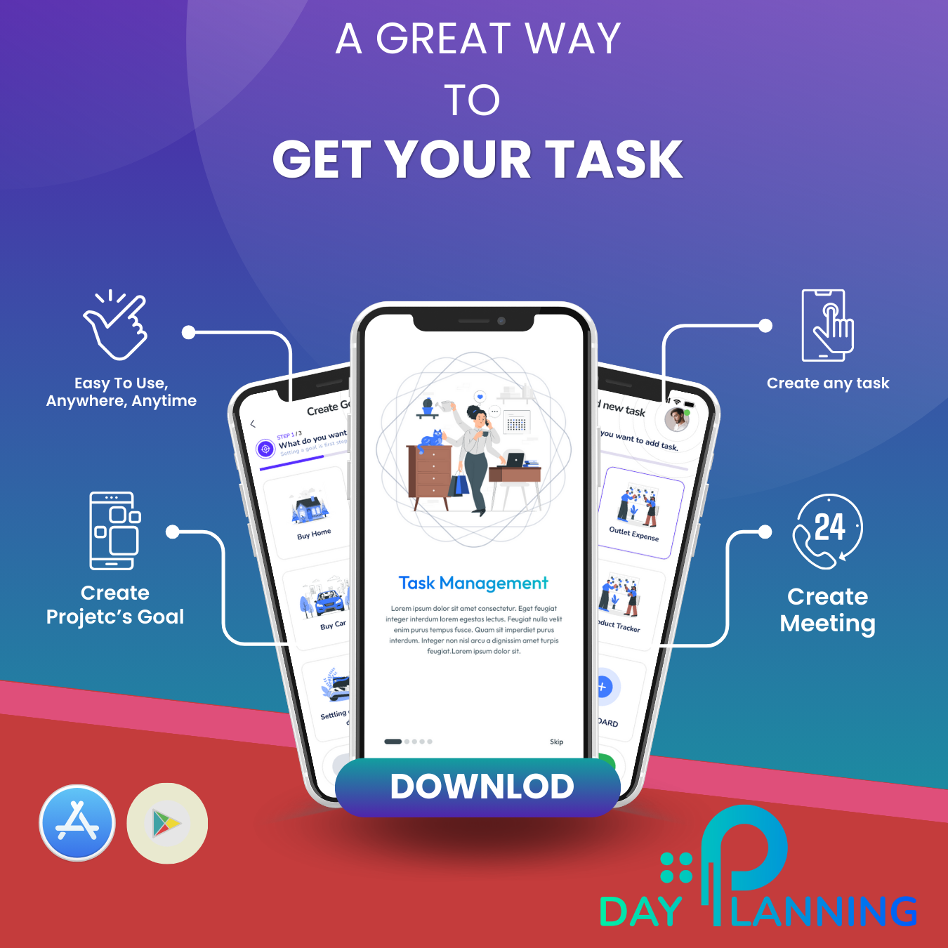 Task Management of dayplanner